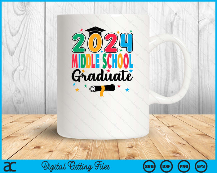 Class 2024 Middle school Graduate Preschool Graduation SVG PNG Digital Cutting Files Class 2024 Middle school Graduate Preschool Graduation SVG PNG Digital Cutting Files