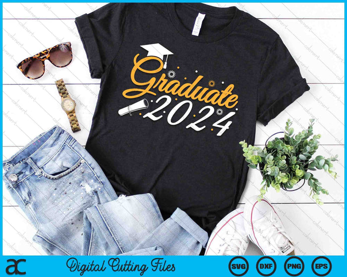 Class Of 2024 Graduate Graduation SVG PNG Digital Cutting Files Class Of 2024 Graduate Graduation SVG PNG Digital Cutting Files