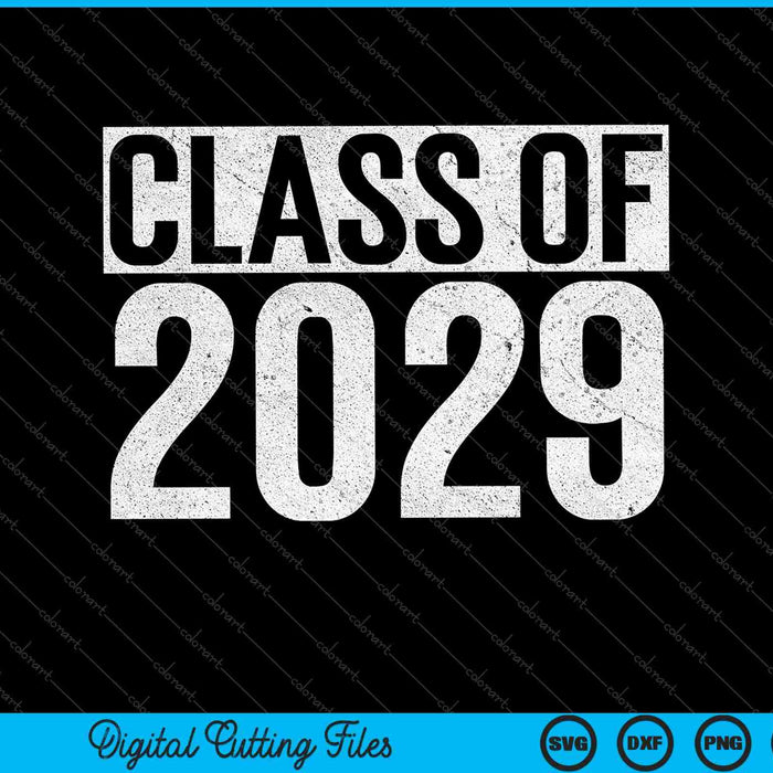 Clase de 2029 Camiseta Senior 2029 Graduación SVG PNG Cortar archivos imprimibles Clase de 2029 Camiseta Senior 2029 Graduación SVG PNG Cortar archivos imprimibles