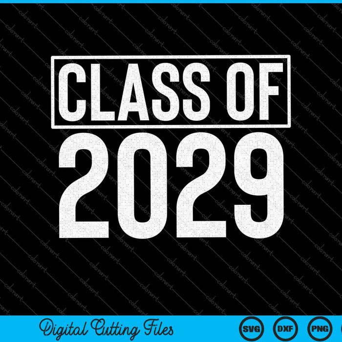 Clase de 2029 Camiseta Senior 2029 Graduación SVG PNG Cortar archivos imprimibles Clase de 2029 Camiseta Senior 2029 Graduación SVG PNG Cortar archivos imprimibles