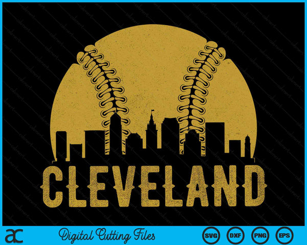 Cleveland Baseball Fan SVG PNG Cutting Printable Files