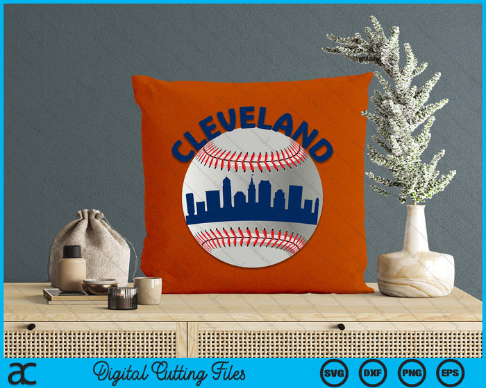 Cleveland Baseball Team Fans of Space City SVG PNG Digital Cutting Files Cleveland Baseball Team Fans of Space City SVG PNG Digital Cutting Files