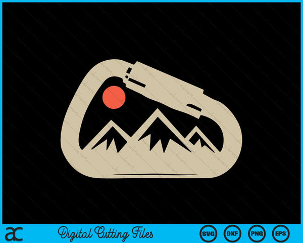 Climbing Retro SVG PNG Digital Cutting File