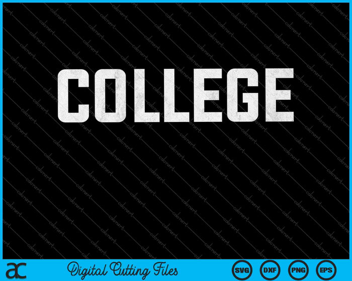College' 80s Party House Película Classic College SVG PNG Cortar archivos imprimibles College' 80s Party House Película Classic College SVG PNG Cortar archivos imprimibles