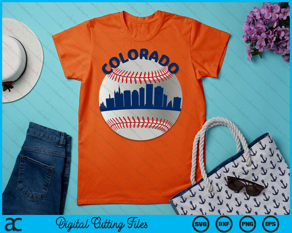 Colorado Baseball Team Fans of Space City SVG PNG Cutting Printable Files