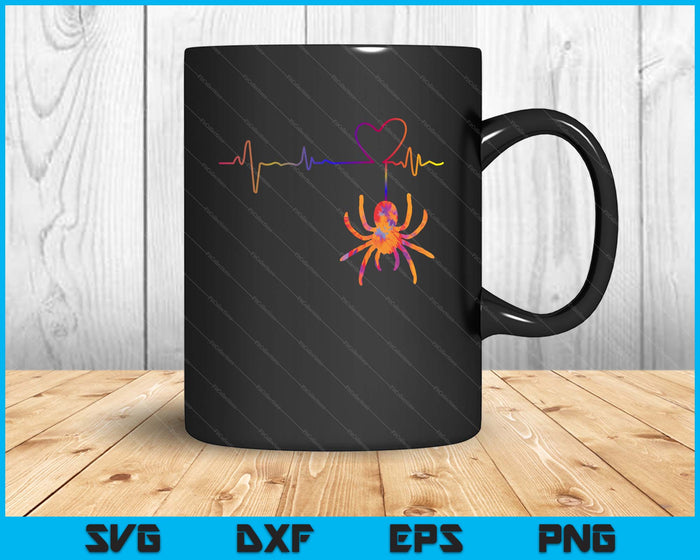 Colorful Tarantula Arthropod Arachnid Spider Lover SVG PNG Digital Cutting Files