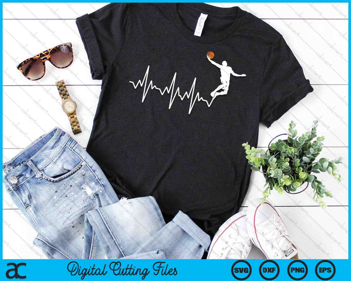 Basketball Player Heatbeat Basketball Lover SVG PNG Digital Cutting Files Basketball Player Heatbeat Basketball Lover SVG PNG Digital Cutting Files