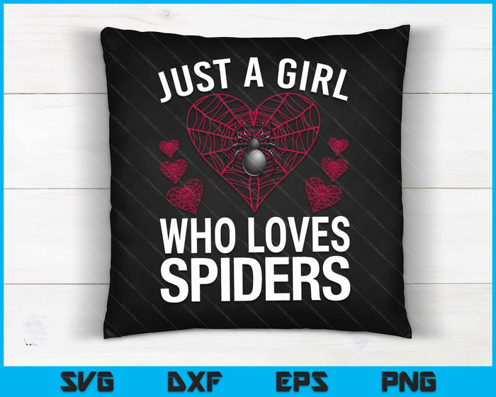 Cool Spider Design For Women Girls Tarantula Spider Lover SVG PNG Digital Cutting Files