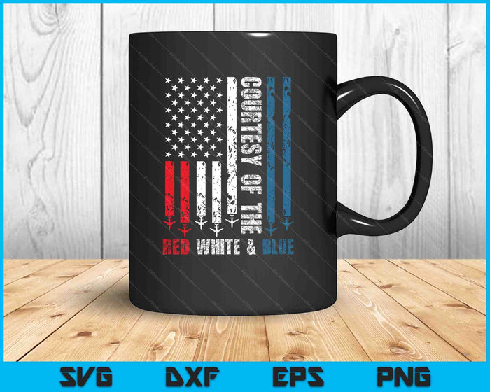 Courtesy Of The Red White And Blue Vintage America Us Flag SVG PNG Digital Printable Files Courtesy Of The Red White And Blue Vintage America Us Flag SVG PNG Digital Printable Files