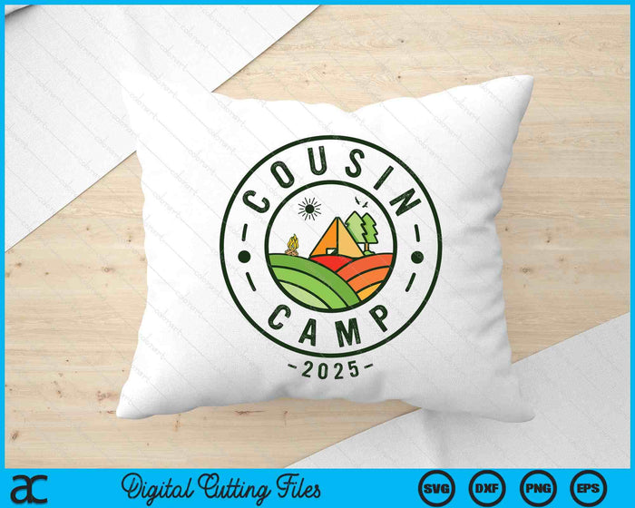 Cousin Camp 2025 Camping Tribe Summer Vacation SVG PNG Digital Printable Files Cousin Camp 2025 Camping Tribe Summer Vacation SVG PNG Digital Printable Files