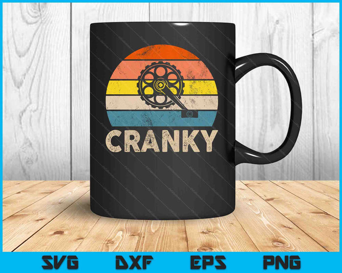 Cranky Vintage Sun Funny Bicycle Lovers Cycling Cranky SVG PNG Digital Cutting File Cranky Vintage Sun Funny Bicycle Lovers Cycling Cranky SVG PNG Digital Cutting File