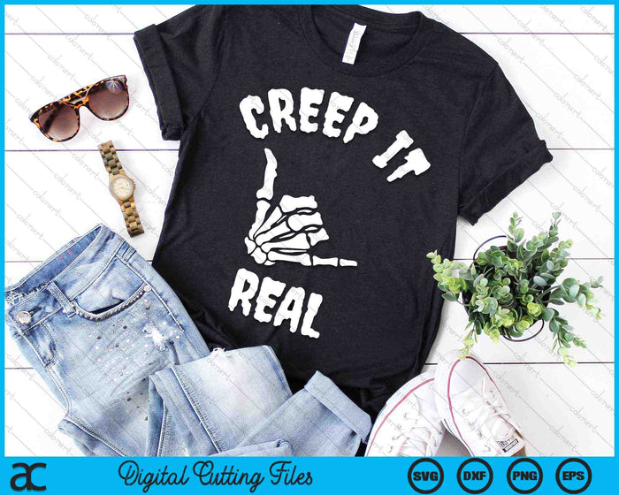 Creep It Real, Hang Loose Skeleton Hand SVG PNG Cortando archivos imprimibles Creep It Real, Hang Loose Skeleton Hand SVG PNG Cortando archivos imprimibles