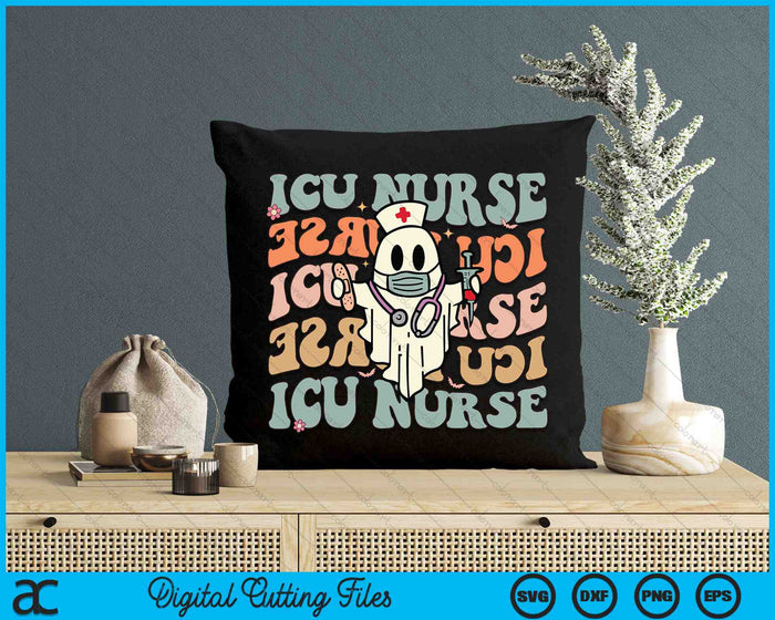 Critical Care Nurse ICU Neonatal Groovy Halloween Nursing SVG PNG Digital Cutting Files Critical Care Nurse ICU Neonatal Groovy Halloween Nursing SVG PNG Digital Cutting Files