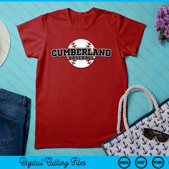 Cumberland honkbal blok lettertype SVG PNG digitale snijbestanden Cumberland honkbal blok lettertype SVG PNG digitale snijbestanden