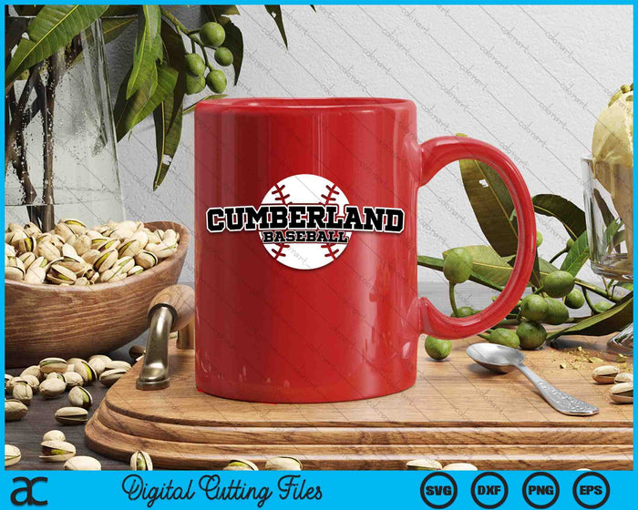 Cumberland honkbal blok lettertype SVG PNG digitale snijbestanden Cumberland honkbal blok lettertype SVG PNG digitale snijbestanden