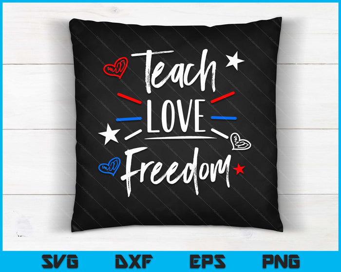 Cute 4th Of July Or Memorial Day Teacher Red White And Blue SVG PNG Digital Cutting Files Cute 4th Of July Or Memorial Day Teacher Red White And Blue SVG PNG Digital Cutting Files