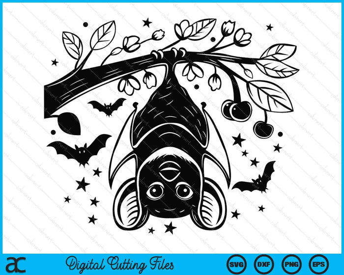 Cute Bat Kawaii Halloween Baby Bat SVG PNG Digital Printable Files Cute Bat Kawaii Halloween Baby Bat SVG PNG Digital Printable Files