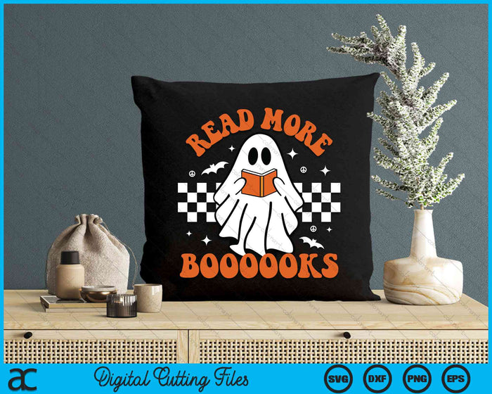 Cute Booooks Ghost Read More Books Funny Teacher Halloween SVG PNG Digital Cutting File Cute Booooks Ghost Read More Books Funny Teacher Halloween SVG PNG Digital Cutting File