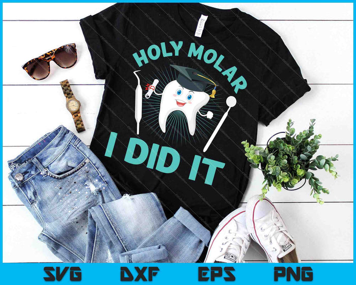 Lindo higienista dental graduado regalo dentista graduación SVG PNG corte archivos imprimibles Lindo higienista dental graduado regalo dentista graduación SVG PNG corte archivos imprimibles