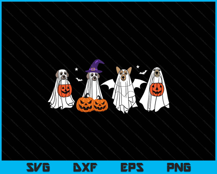 Cute Ghost Dogs Halloween Dog Lover Men Women Kids Costume SVG PNG Digital Cutting File Cute Ghost Dogs Halloween Dog Lover Men Women Kids Costume SVG PNG Digital Cutting File