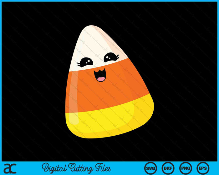 Cute Halloween Candy Corn Costume Kawaii SVG PNG Digital Cutting Files Cute Halloween Candy Corn Costume Kawaii SVG PNG Digital Cutting Files