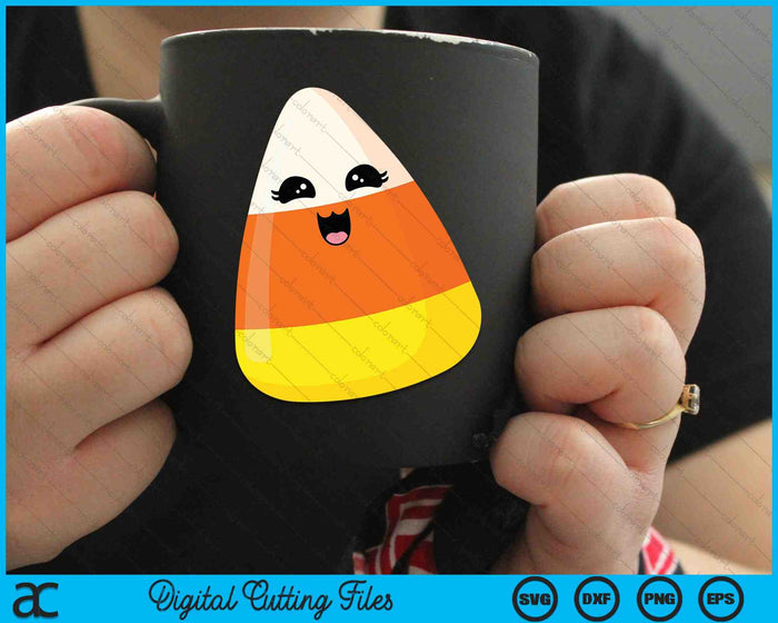Cute Halloween Candy Corn Costume Kawaii SVG PNG Digital Cutting Files Cute Halloween Candy Corn Costume Kawaii SVG PNG Digital Cutting Files