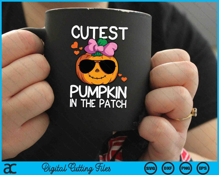 Cutest Pumpkin In The Patch Halloween Pumpkin SVG PNG Digital Cutting Files Cutest Pumpkin In The Patch Halloween Pumpkin SVG PNG Digital Cutting Files