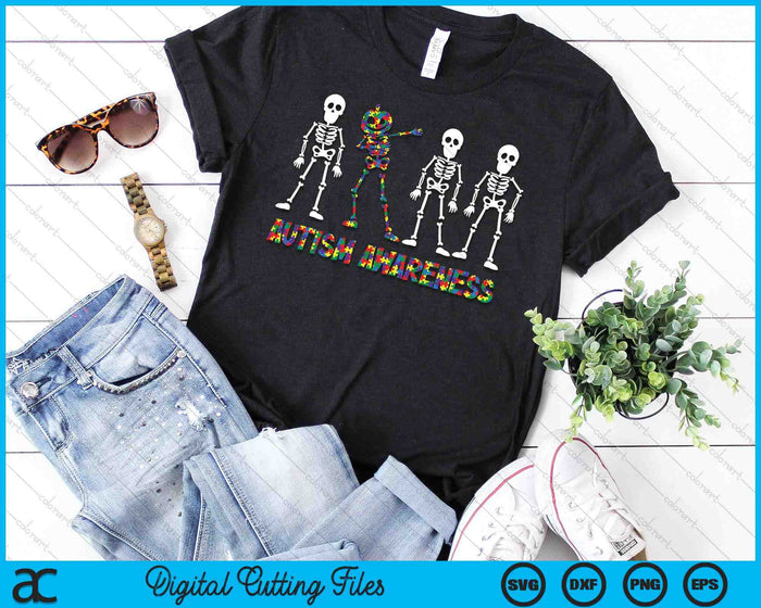 Dabbing Skeleton Pumpkin Autism Awareness Halloween SVG PNG Digital Printable Files Dabbing Skeleton Pumpkin Autism Awareness Halloween SVG PNG Digital Printable Files