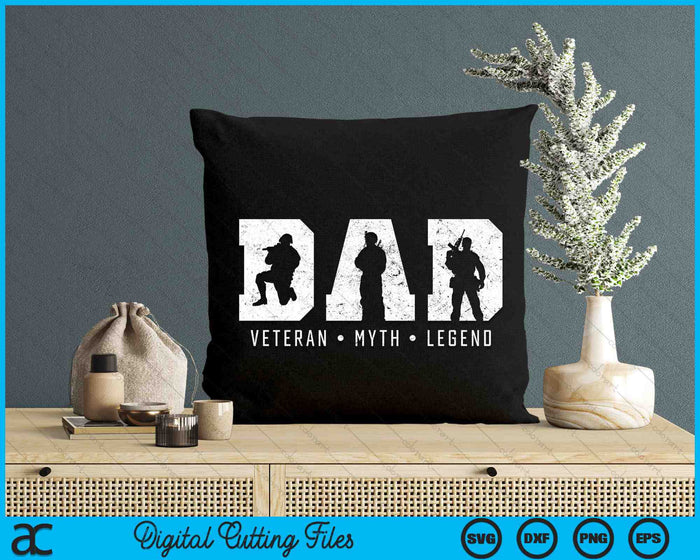 Dad Veteran Myth Legend SVG PNG Digital Cutting Files Dad Veteran Myth Legend SVG PNG Digital Cutting Files