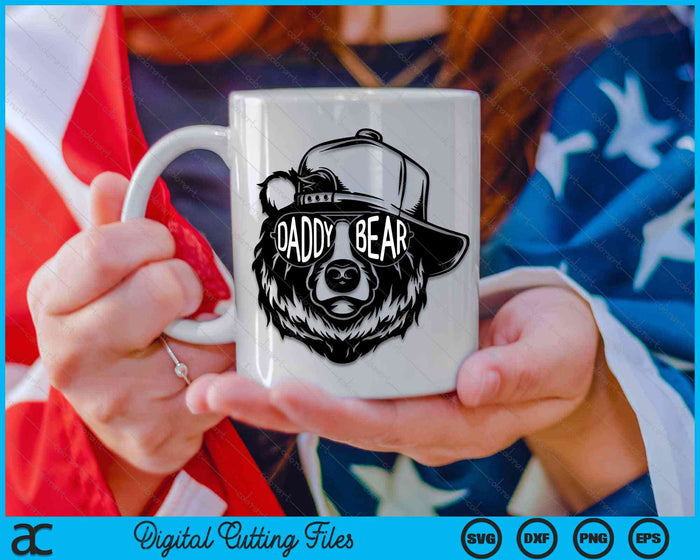 Daddy Bear With Sunglasses Daddy Bear SVG PNG Cutting Printable Files Daddy Bear With Sunglasses Daddy Bear SVG PNG Cutting Printable Files