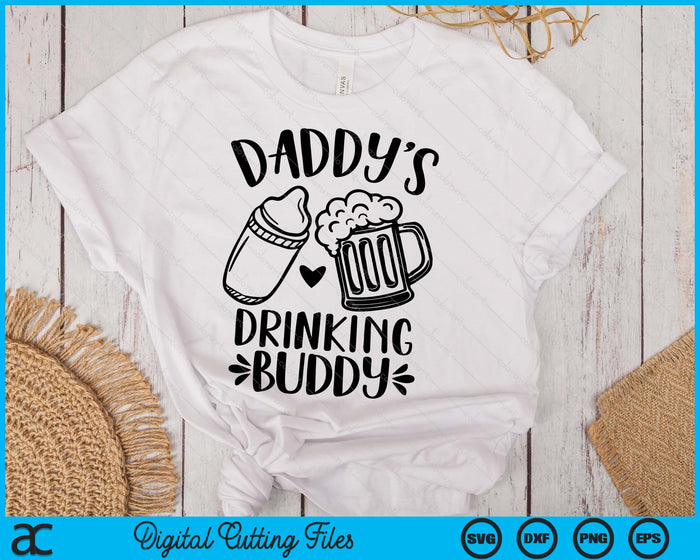 Daddy's Drinking Buddy Father's Day SVG PNG Digital Cutting Files Daddy's Drinking Buddy Father's Day SVG PNG Digital Cutting Files