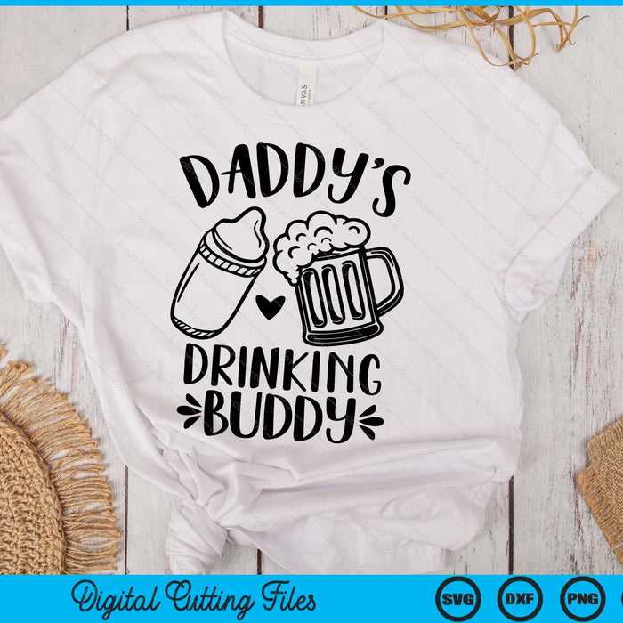 Daddy's Drinking Buddy Father's Day SVG PNG Digital Cutting Files Daddy's Drinking Buddy Father's Day SVG PNG Digital Cutting Files