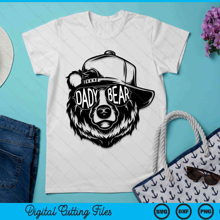 Dady Bear With Sunglasses Dady Bear SVG PNG Cutting Printable Files Dady Bear With Sunglasses Dady Bear SVG PNG Cutting Printable Files