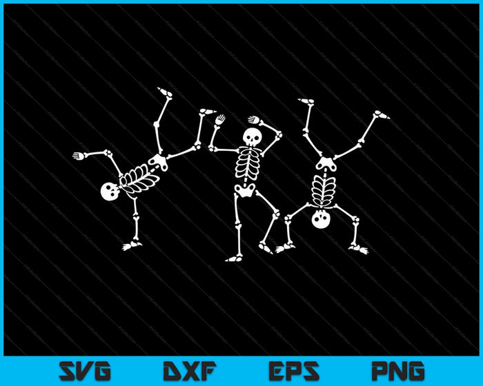 Dancing Skeletons Dance Challenge Halloween SVG PNG Digital Cutting Files Dancing Skeletons Dance Challenge Halloween SVG PNG Digital Cutting Files