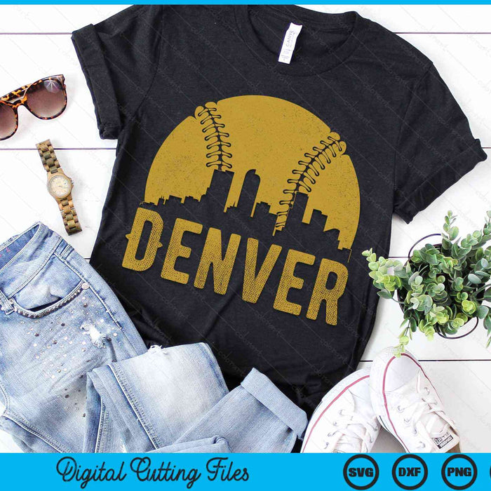 Denver Baseball Fan SVG PNG Cutting Printable Files Denver Baseball Fan SVG PNG Cutting Printable Files
