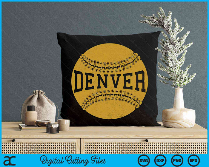 Denver Baseball Fan SVG PNG Digital Cutting Files Denver Baseball Fan SVG PNG Digital Cutting Files