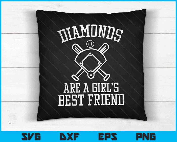 Diamonds are A Girls Best Friend Baseball SVG PNG Digital Cutting Files Diamonds are A Girls Best Friend Baseball SVG PNG Digital Cutting Files