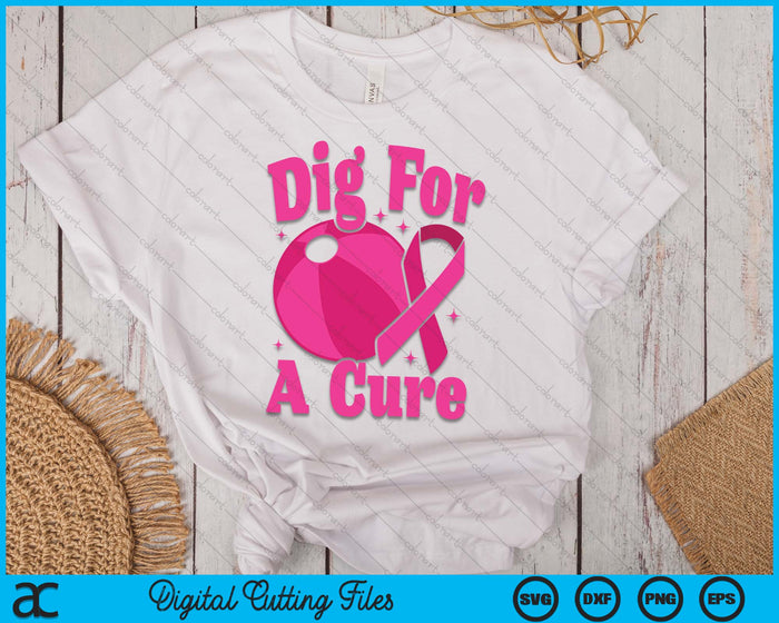 Dig For A Cure Beach Ball Breast Cancer Awareness SVG PNG Digital Cutting Files Dig For A Cure Beach Ball Breast Cancer Awareness SVG PNG Digital Cutting Files