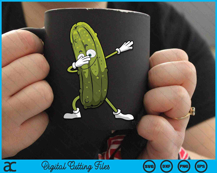 Dill Pickle Dabbing Cucumber Keto SVG PNG Digital Cutting Files