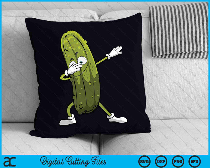 Dill Pickle Dabbing Cucumber Keto SVG PNG Digital Cutting Files