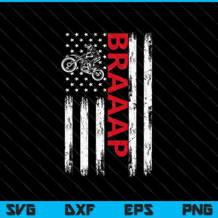 Dirt Bike Racing USA Bandera estadounidense SVG PNG Cortar archivos imprimibles Dirt Bike Racing USA Bandera estadounidense SVG PNG Cortar archivos imprimibles