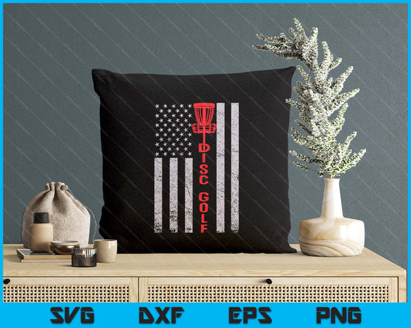 Disc Golf Basket Flag Design Gift For Disc Golfers SVG PNG Digital Printable Files