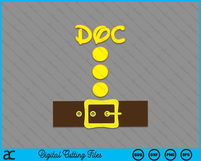 Doc Dwarf Easy Halloween Group Costume Dwarf Matching SVG PNG Digital Cutting Files Doc Dwarf Easy Halloween Group Costume Dwarf Matching SVG PNG Digital Cutting Files