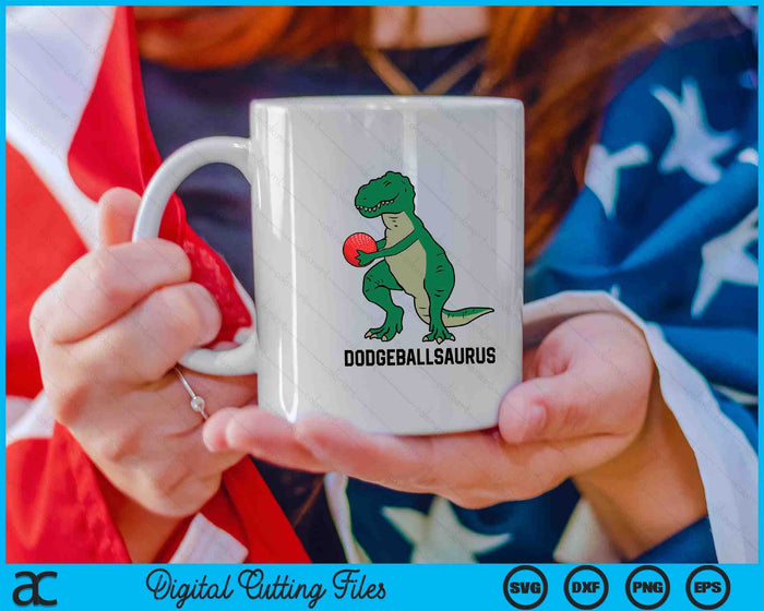 Dodgeball Dinosaur Dodgeball Boy Kids Dodgeball Dodgeballsaurus SVG PNG Digital Cutting Files