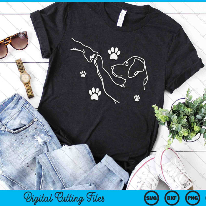 Dog And People Punch Hand Dog SVG PNG Digital Cutting Files Dog And People Punch Hand Dog SVG PNG Digital Cutting Files