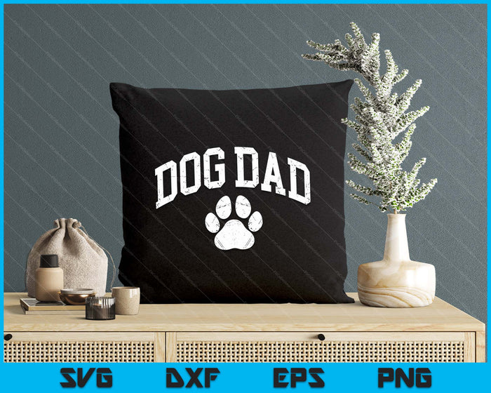Dog Dad Distressed Design Style Funny Dog Paw Classic SVG PNG Digital Cutting File Dog Dad Distressed Design Style Funny Dog Paw Classic SVG PNG Digital Cutting File