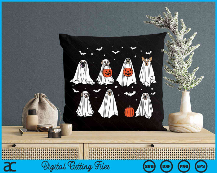 Dog Ghost Cute Dog Dressed As Ghost Funny Halloween Dog SVG PNG Digital Cutting Files Dog Ghost Cute Dog Dressed As Ghost Funny Halloween Dog SVG PNG Digital Cutting Files