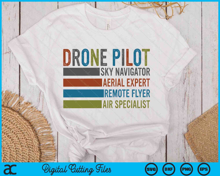 Drone Pilot SVG PNG Digital Printable Files Drone Pilot SVG PNG Digital Printable Files