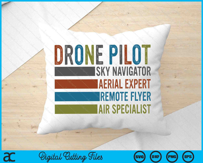 Drone Pilot SVG PNG Digital Printable Files Drone Pilot SVG PNG Digital Printable Files