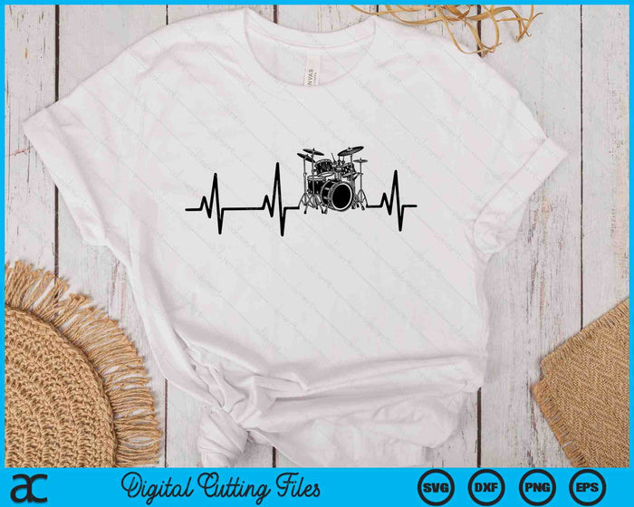 Drums Heartbeat Music Band Drums SVG PNG Digital Printable Files Drums Heartbeat Music Band Drums SVG PNG Digital Printable Files